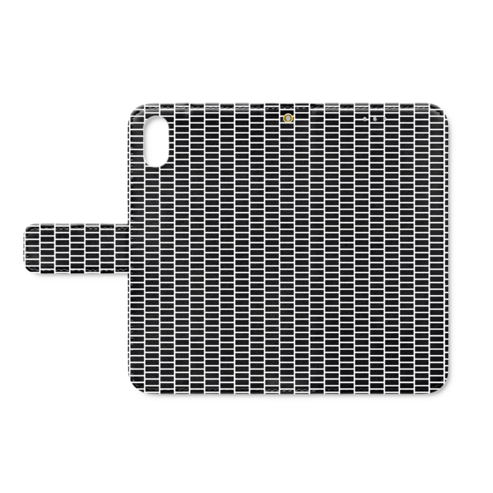 手帳型iPhoneケース - iPhone XS / X - ストラップ穴 あり