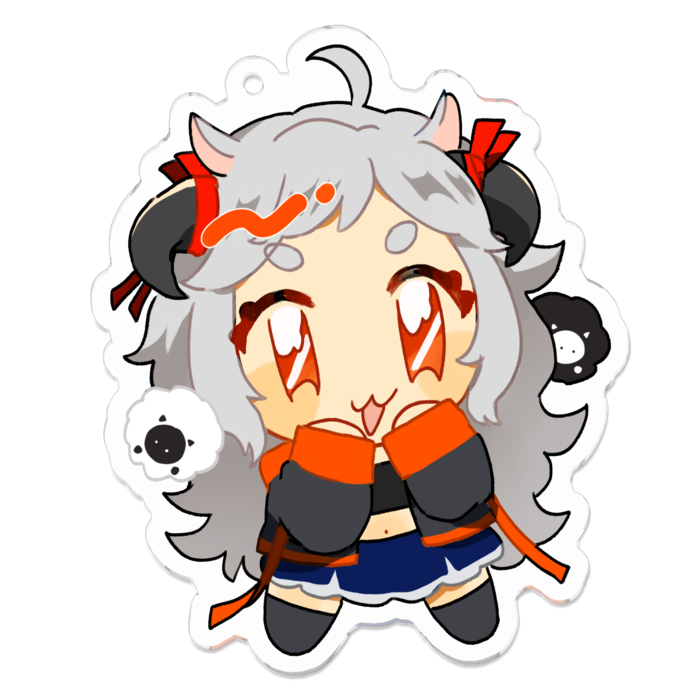 アクリルキーホルダー - 70 x 70 (mm)