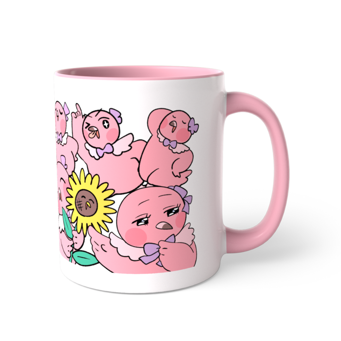 ツートンカラーマグカップ - 直径 8.2cm / 高さ 9.5cm