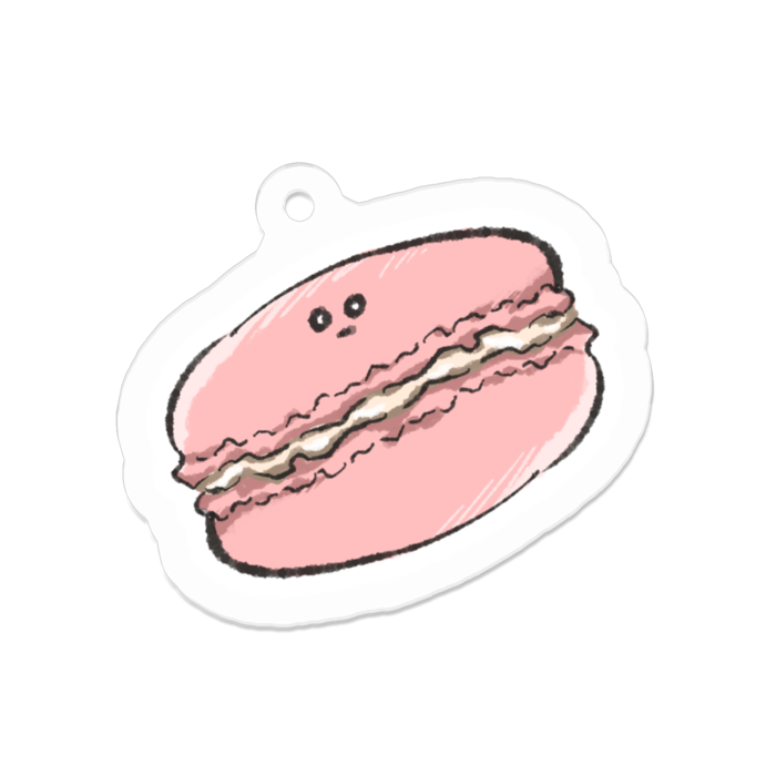 アクリルキーホルダー - 50 x 50 (mm)