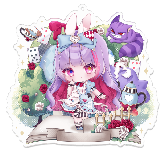 アクリルキーホルダー - 100 x 100 (mm)