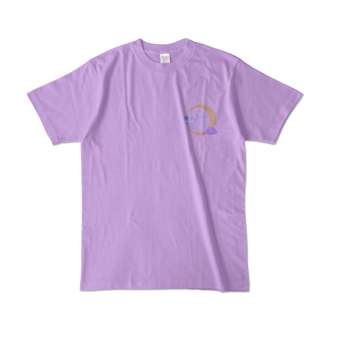 カラーTシャツ - L - ライトパープル (淡色)