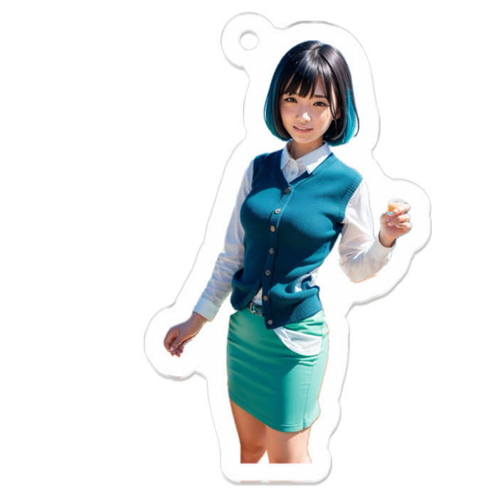 アクリルキーホルダー - 50 x 50 (mm)