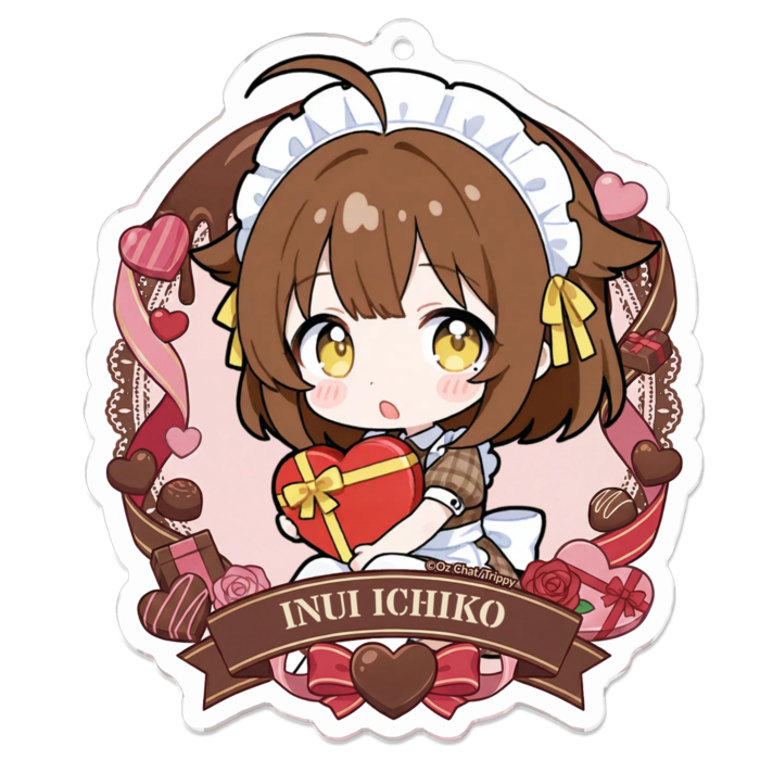 アクリルキーホルダー - 70 x 70 (mm)