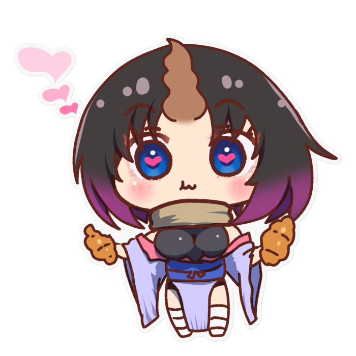 ステッカー（クリア） - 160 x 160 (mm)