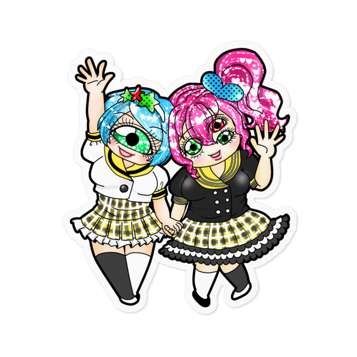 ステッカー - 100 x 100 (mm)