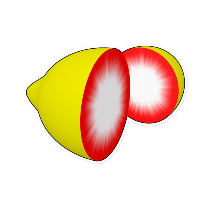 ステッカー - 160 x 160 (mm)