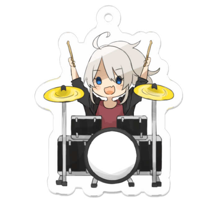 アクリルキーホルダー - 50 x 50 (mm)