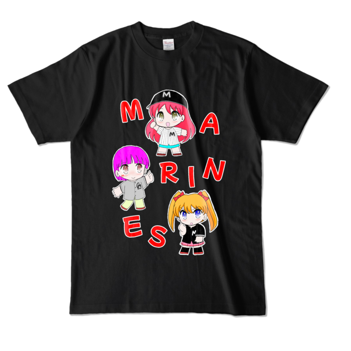 カラーTシャツ - L - ブラック (濃色)