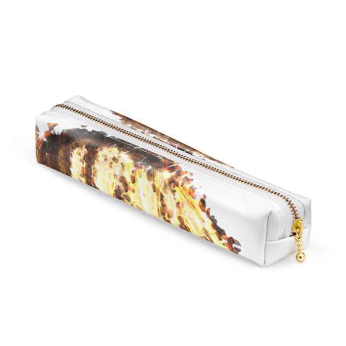 ペンケース - 20 x 4 x 4cm - ホワイト