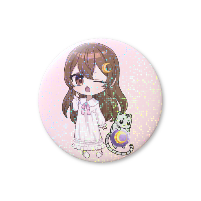 ホログラム缶バッジ GLITTER - 76mm