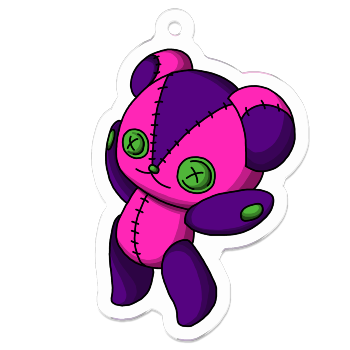 アクリルキーホルダー - 50 x 50 (mm)