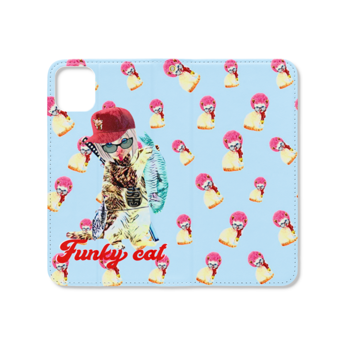 手帳型iPhoneケース（ベルトなし） - iPhone 11 Pro Max - ストラップ穴 あり