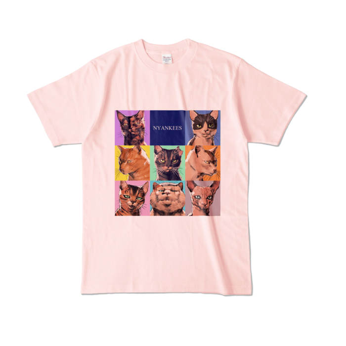 カラーTシャツ - L - ライトピンク (淡色)