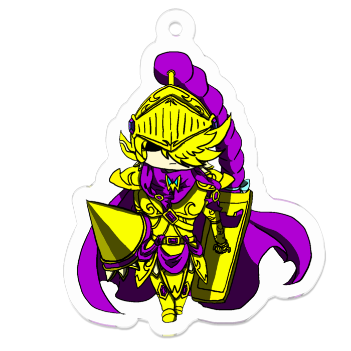 アクリルキーホルダー - 50 x 50 (mm)