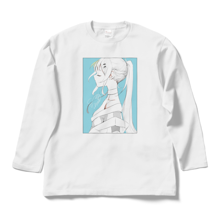 【L / ホワイト】春めきロングTシャツ