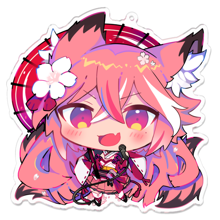 アクリルキーホルダー - 100 x 100 (mm)