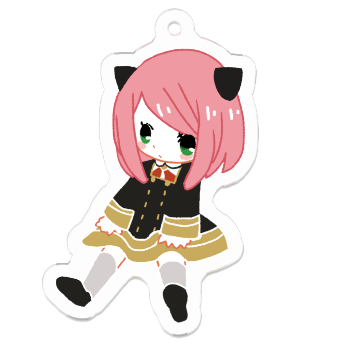 アクリルキーホルダー - 50 x 50 (mm)