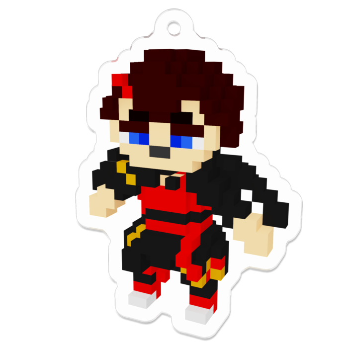 アクリルキーホルダー（コーティング）万澄ノーマル