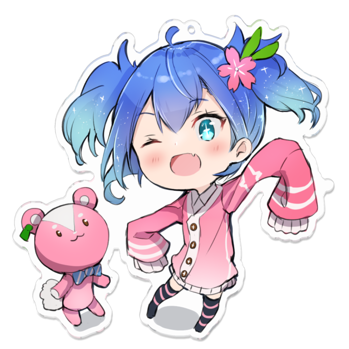 アクリルキーホルダー - 100 x 100 (mm)