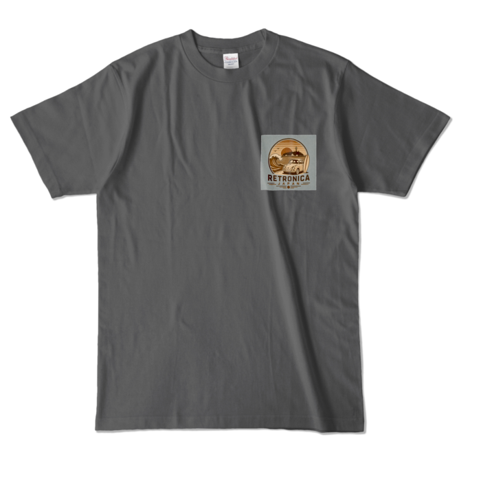 カラーTシャツ - L - チャコール (濃色)