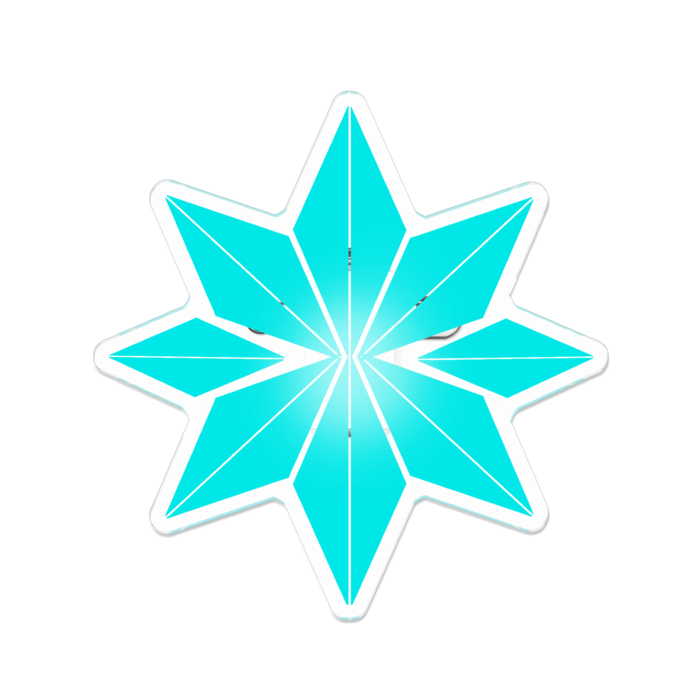 アクリルバッジ - 70 x 70 (mm)