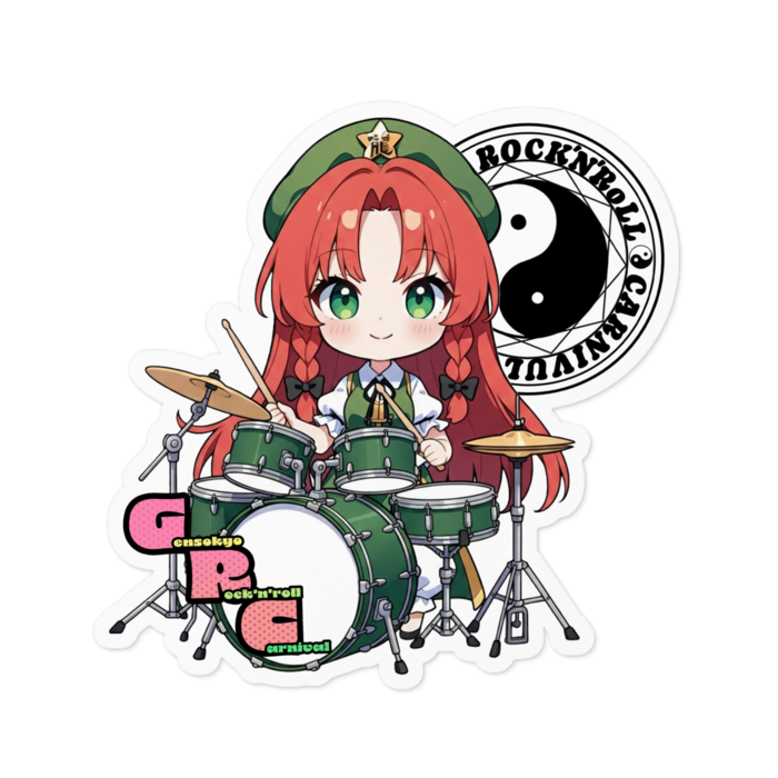 ステッカー - 100 x 100 (mm)