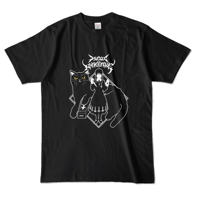 NGothic001Tシャツ - L - ブラック (濃色)
