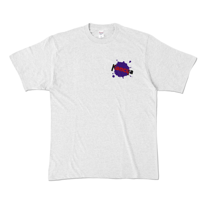 Koncua:カラーTシャツ - XL - アッシュ (淡色)