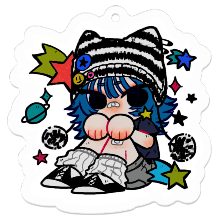 アクリルキーホルダー - 50 x 50 (mm)(1)