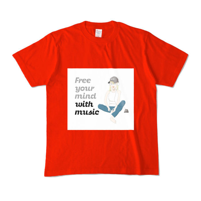 カラーTシャツ - M - レッド (濃色)