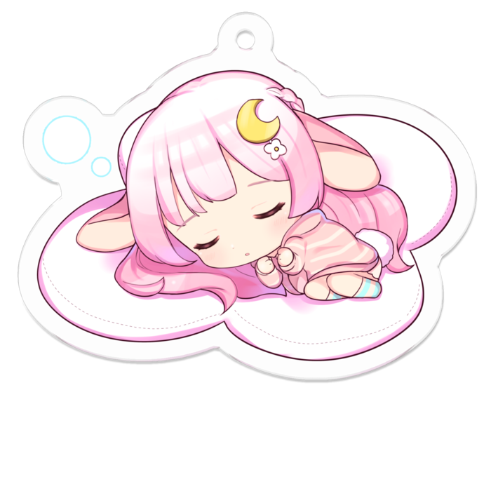 アクリルキーホルダー（コーティング） - 50 x 50 (mm)