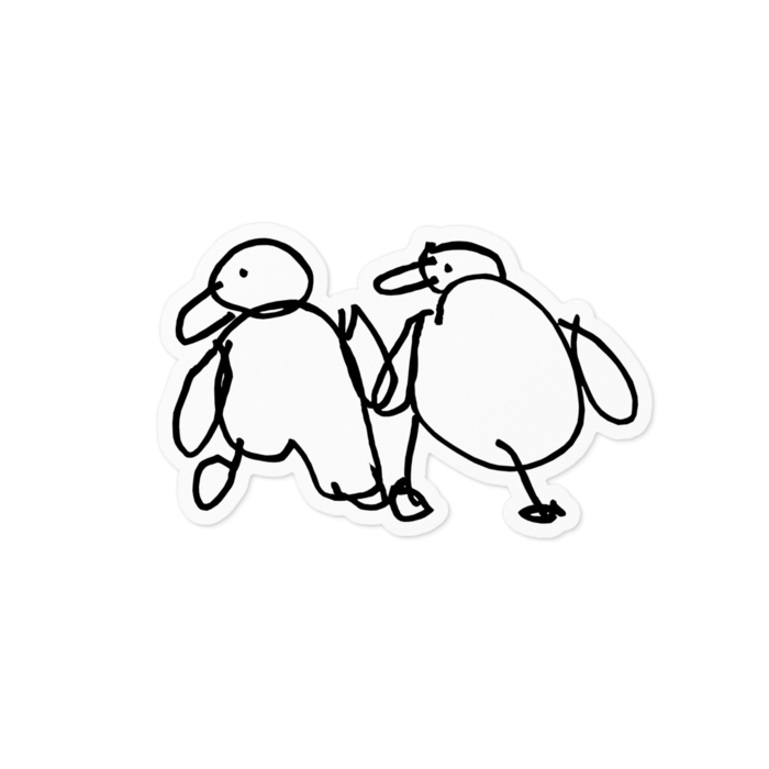 ステッカー - 100 x 100 (mm)