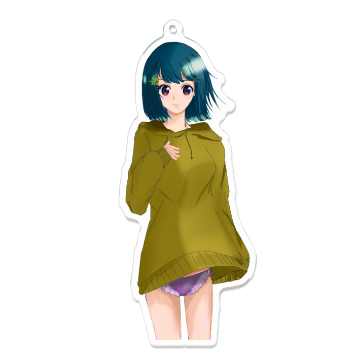 アクリルキーホルダー - 100 x 100 (mm)