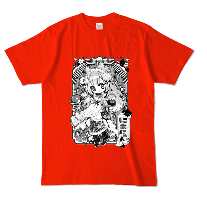 Monochrome T-Shirt - L - Red