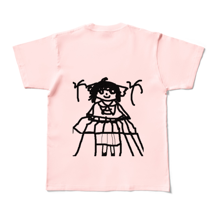 八弥カラーTシャツ - M - ライトピンク (淡色)