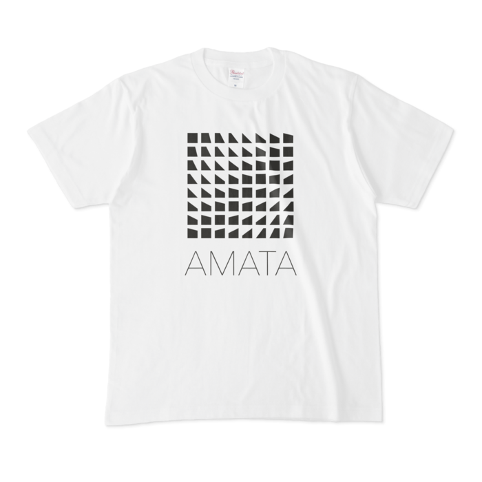 AMATAロゴTシャツ - M - 白