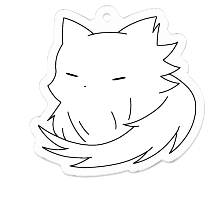 アクリルキーホルダー - 50 x 50 (mm)