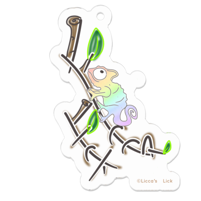 アクリルキーホルダー - 50 x 50 (mm)
