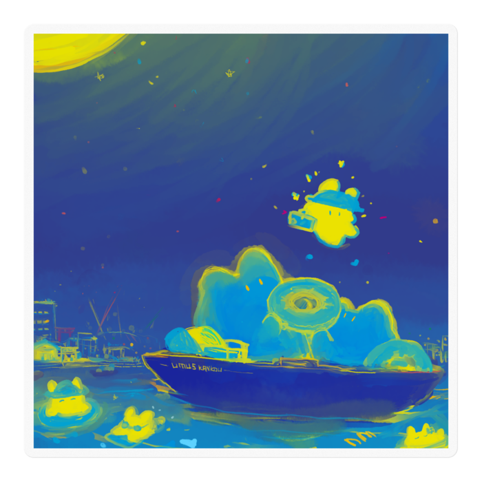 ステッカー - 100 x 100 (mm)