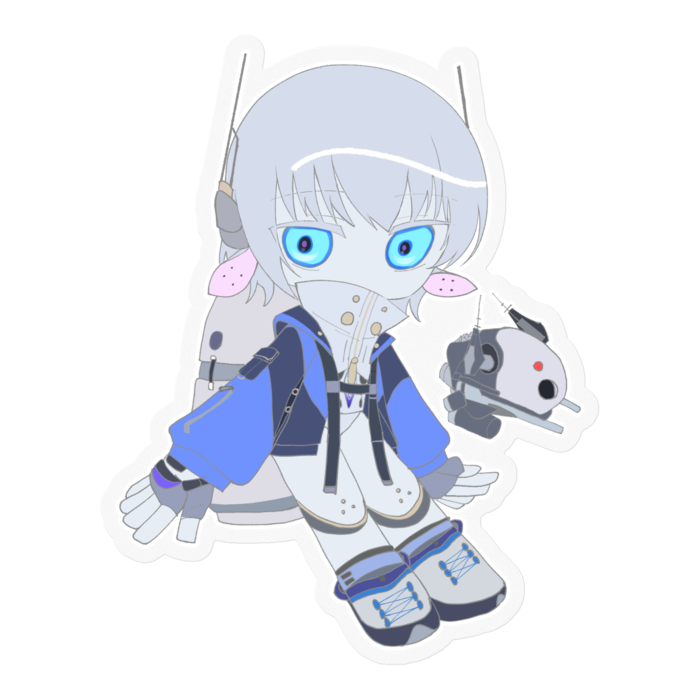 ステッカー - 100 x 100 (mm)