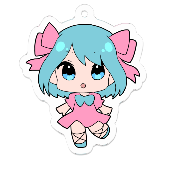 アクリルキーホルダー - 50 x 50 (mm)