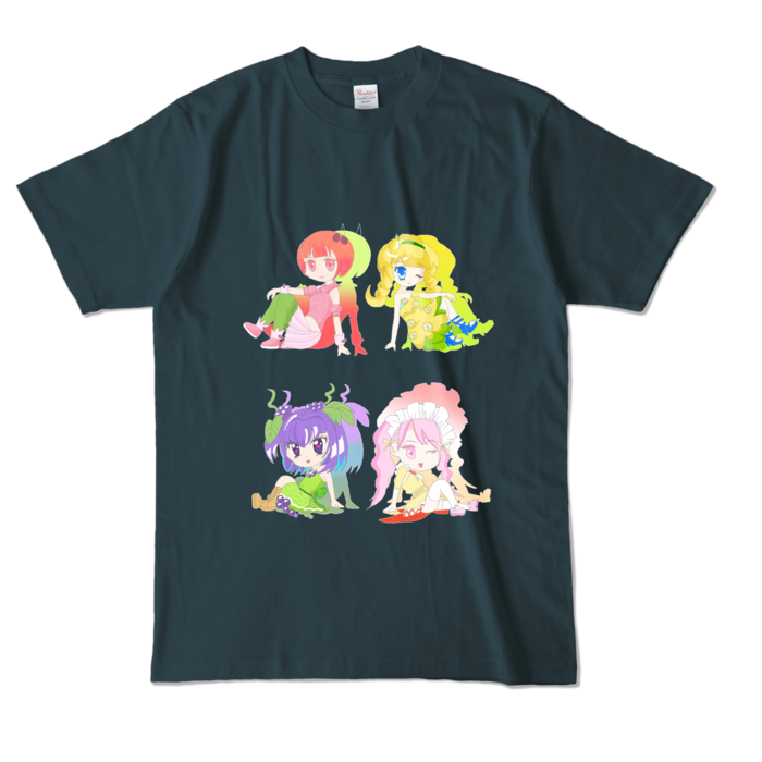 カラーTシャツ - L - デニム (濃色)