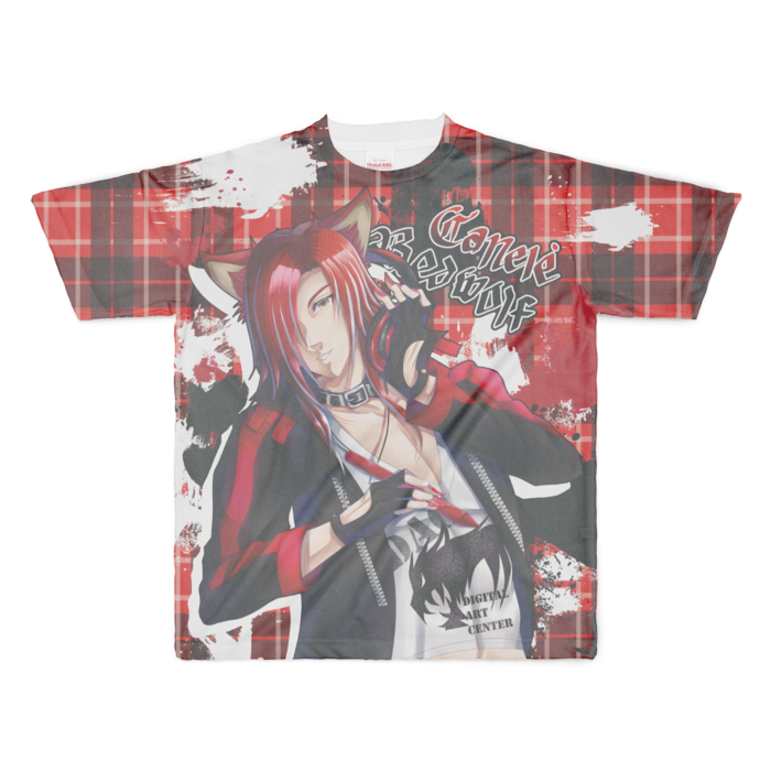フルグラフィックTシャツ - XL - 正面印刷のみ