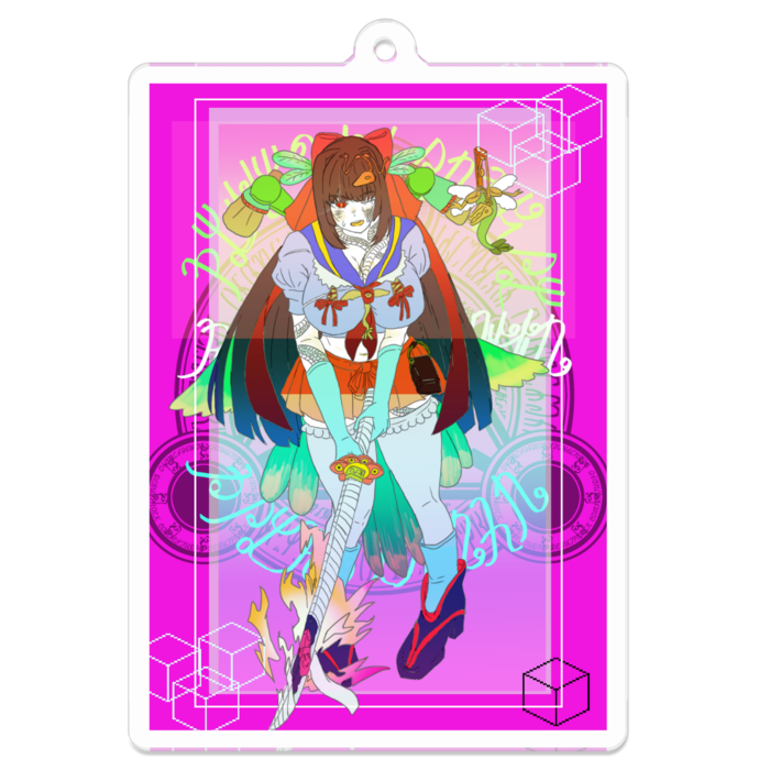 アクリルキーホルダー - 70 x 70 (mm)