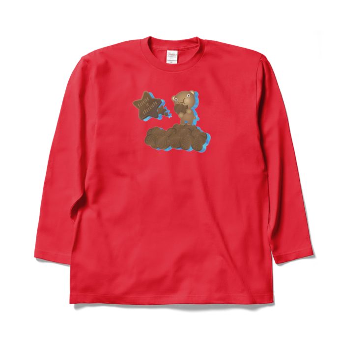 ロングスリーブTシャツ - XL - レッド