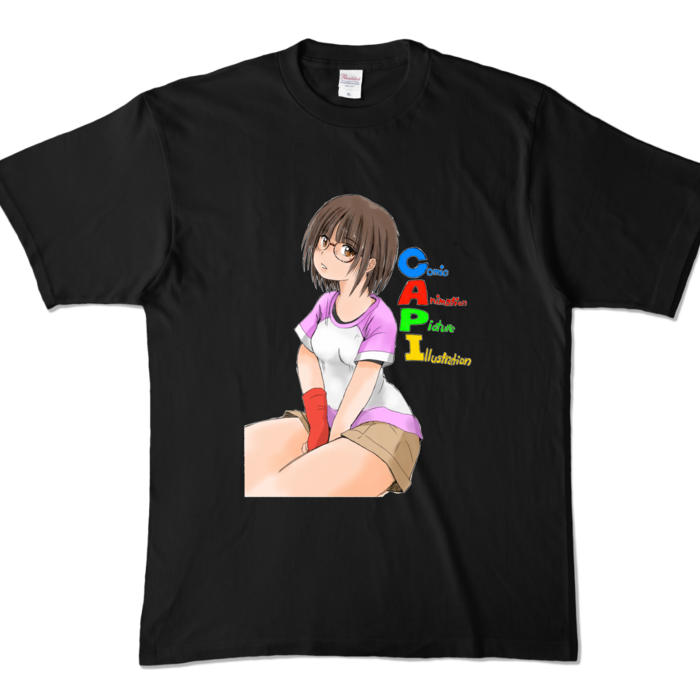 カラーTシャツ - XL - ブラック (濃色)