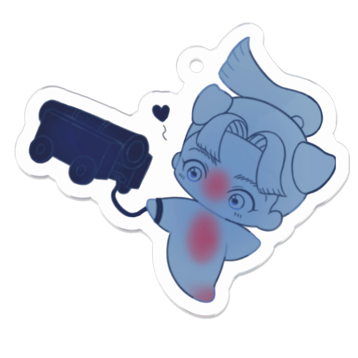 アクリルキーホルダー - 50 x 50 (mm)