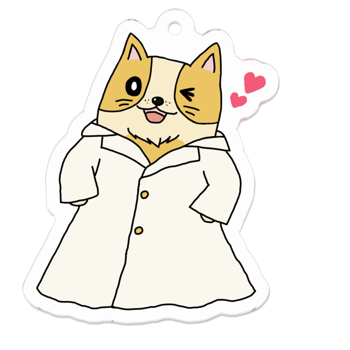 アクリルキーホルダー - 50 x 50 (mm)