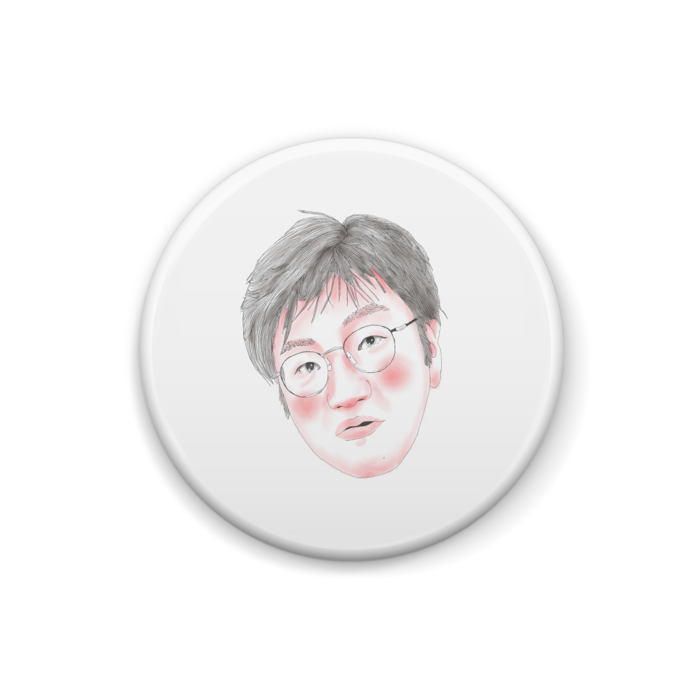 缶バッジ - 25mmヒラタマン